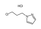 1-(3-Chloropropyl)-1H-Pyrazole Hydrochloride Structure