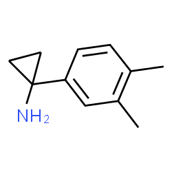 1-(3,4-二甲基苯基)环丙烷-1-胺盐酸盐结构式