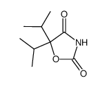 2,4-Oxazolidinedione,5,5-bis(1-methylethyl)-(9CI) Structure