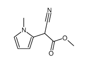 methyl 2-cyano-2-(1-methyl-1H-pyrrol-2-yl)acetate Structure