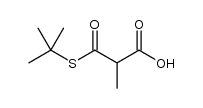 3-(tert-butylthio)-2-methyl-3-oxopropanoic acid Structure