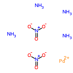 Palladium(2+) nitrate ammoniate (1:2:4) Structure