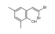 2-(β,β-dibromovinyl)(2,4-dimethyl)phenol Structure