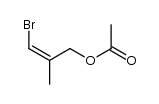 (Z)-2-methyl-3-bromo-2-propenyl acetate Structure