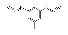 (5-Methyl-1,3-phenylene)diisocyanate Structure