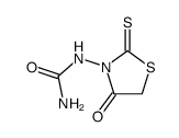 3-ureidothiazolidine-2-thion-4-one结构式