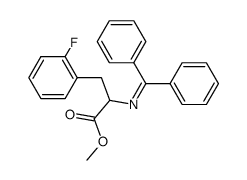 methyl 2-((diphenylmethylene)amino)-3-(2-fluorophenyl)propanoate Structure