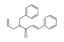 N-benzyl-3-phenyl-N-prop-2-enylprop-2-enamide结构式