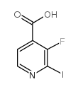 3-氟-2-碘异烟酸结构式