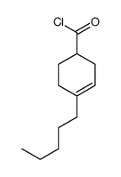 3-Cyclohexene-1-carbonyl chloride, 4-pentyl- (9CI) Structure