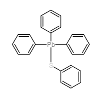 Plumbane,triphenyl(phenylthio)- Structure