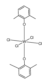 WCl4{O-2,6-(CH3)2C6H3}2结构式