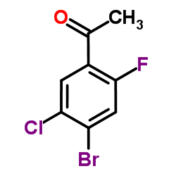 1-(4-Bromo-5-chloro-2-fluorophenyl)ethanone Structure