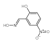 Benzaldehyde,2-hydroxy-5-nitro-, oxime structure