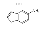 5-氨基吲哚盐酸盐结构式