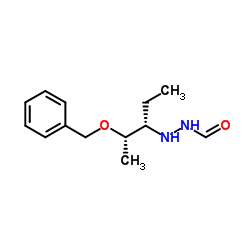 2-[(1S,2S)-1-Ethyl-2-(phenylmethoxy)propyl]hydrazinecarboxaldehyde picture