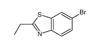 6-溴-2-乙基苯并[d]噻唑结构式
