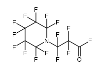 perfluoro-(3-piperidinopropionyl fluoride) Structure