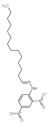 2,4-dinitro-N-(tetradecylideneamino)aniline Structure