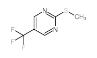 2-(甲基硫代)-5-(三氟甲基)嘧啶结构式