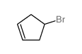 Cyclopentene, 4-bromo- Structure