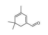1,3-Cyclohexadiene-1-carboxaldehyde, 3,5,5-trimethyl- (9CI)结构式