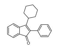 3-cyclohexyl-2-phenylinden-1-one结构式