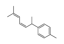 1-methyl-4-(6-methylhepta-3,5-dien-2-yl)benzene Structure