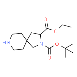 2-叔丁基 3-乙基 2,8-二氮杂螺[4.5]癸烷-2,3-二羧酸酯结构式