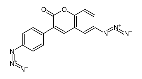 6-azido-3-(4-azidophenyl)chromen-2-one Structure