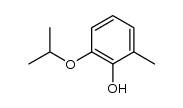 2-isopropoxy-6-methylphenol结构式