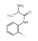 Hydrazinecarboxamide,N-(2-chlorophenyl)-1-methyl-结构式