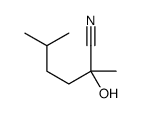 (2S)-2-hydroxy-2,5-dimethylhexanenitrile Structure
