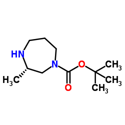 六氢-2(S)-甲基-4-(叔丁氧基羧基)-1,4-二氮杂结构式