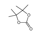 4,4,5,5-tetramethyl-1,3-dioxolan-2-one Structure