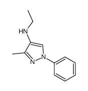 N-Ethyl-3-methyl-1-phenyl-1H-pyrazol-4-amine Structure