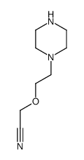 Acetonitrile, [2-(1-piperazinyl)ethoxy]- (9CI)结构式