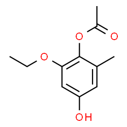 1,4-Benzenediol,2-ethoxy-6-methyl-,1-acetate(9CI)结构式