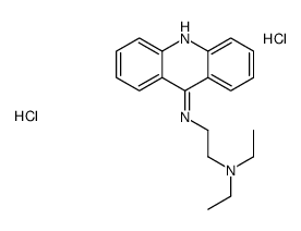 N-acridin-9-yl-N',N'-diethylethane-1,2-diamine,dihydrochloride结构式