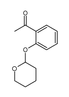 1-(2-(tetrahydro-2H-pyran-2-yloxy)phenyl)ethanone结构式