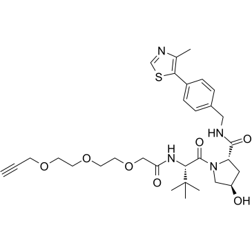 VH032-PEG3-acetylene结构式