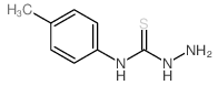 4-(4-甲基苯基)-3-氨基硫脲结构式