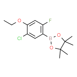 5-Chloro-4-ethoxy-2-fluorophenylboronic acid pinacol ester Structure