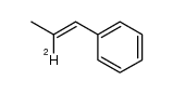 (E)-(2-deuterio-1-propenyl)benzene结构式