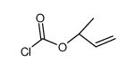 (+/-)-chlorocarbonic acid-(1-methyl-allyl ester) Structure