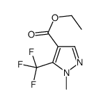 1-甲基-5-三氟甲基-1H-吡唑-4-羧酸乙酯结构式