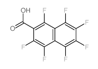 2-Naphthalenecarboxylicacid, 1,3,4,5,6,7,8-heptafluoro- structure
