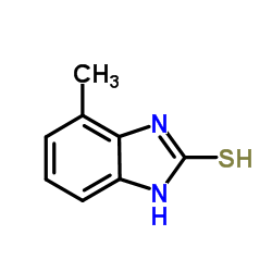 2H-Benzimidazole-2-thione,1,3-dihydro-4-methyl- structure