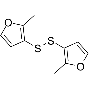 双 (2-甲基-3-呋喃基)二硫结构式