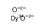 dysprosium(3+),oxygen(2-) Structure